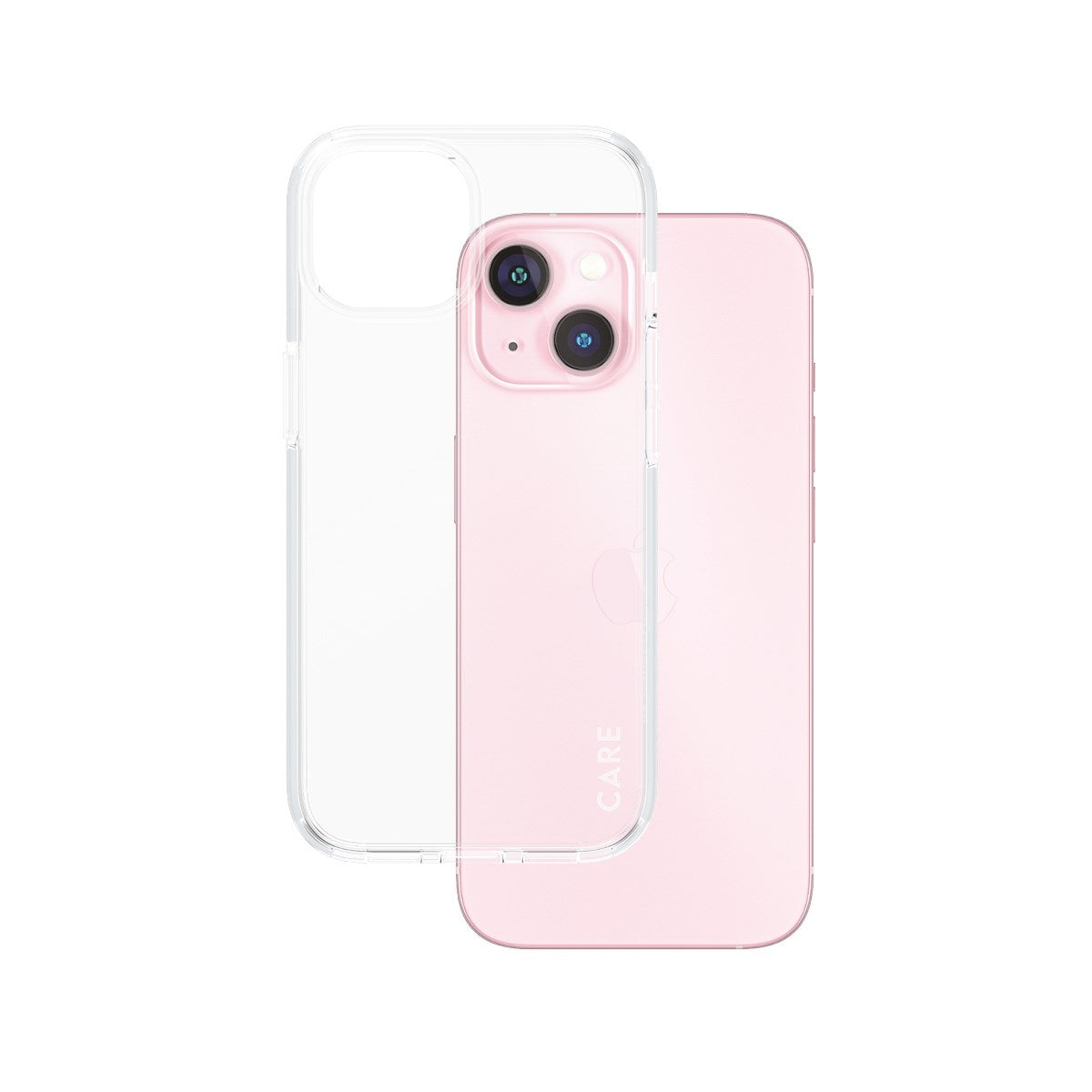 CARE by PanzerGlass® Flagship Case Transparent Urban Combat m. Klarer Rahmen iPhone 15
